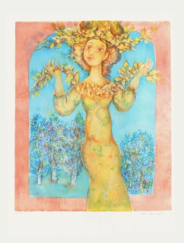 Le printemps by Sakti Burman, Print for Sale on Singulart