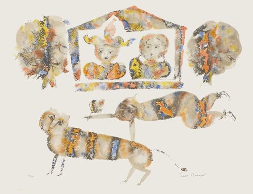 Spectacle à deux by Sakti Burman, Print for Sale on Singulart