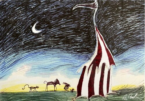 Carpa Circo by Tim Burton, Print for Sale on Singulart