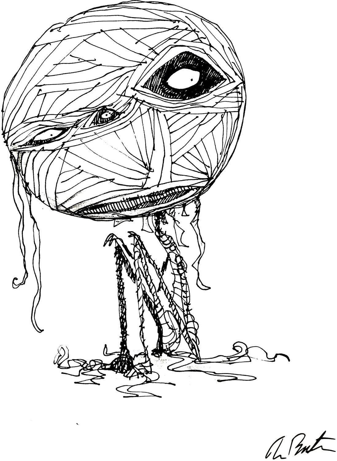 OysterBoy Tim Burton Druck zu verkaufen