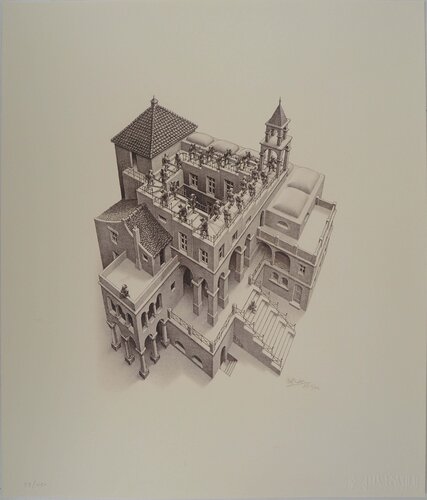 Le château impossible di M. C. Escher, Stampa in vendita su Singulart