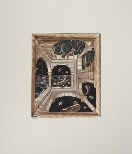 Métaphysique di M. C. Escher, Stampa in vendita su Singulart