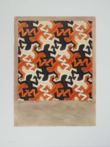 Lézards entremêlés di M. C. Escher, Stampa in vendita su Singulart