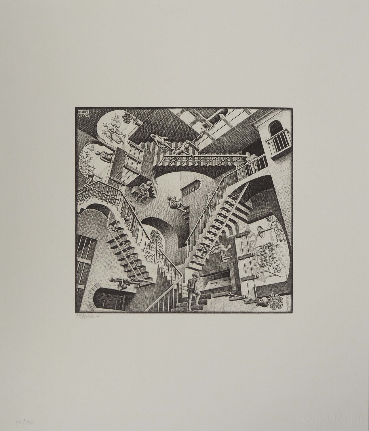 L'escalier impossible M. C. Escher Stampa in vendita