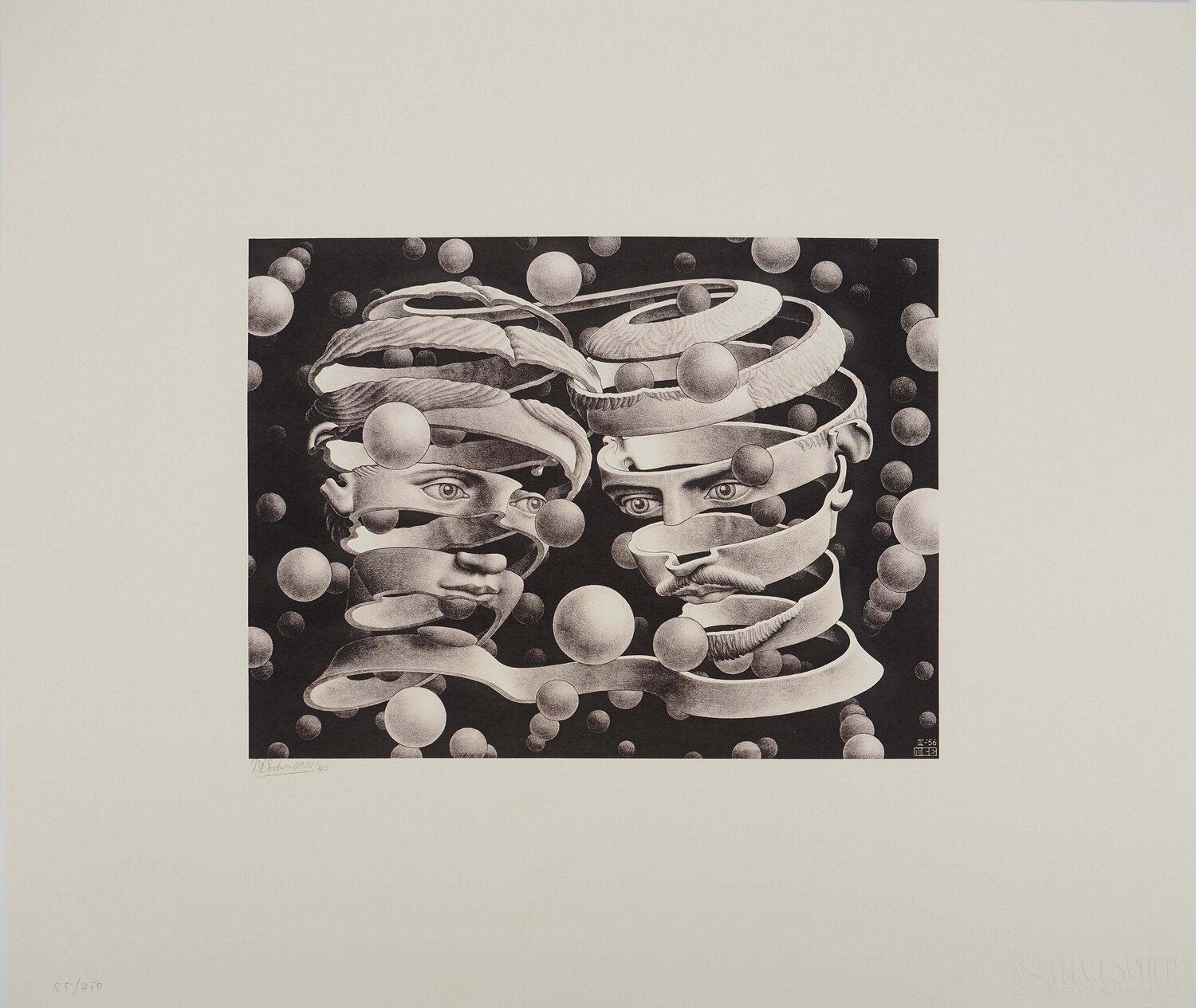 Amoureux surréaliste M. C. Escher Stampa in vendita