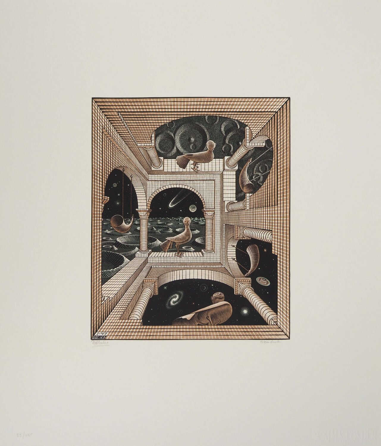 Métaphysique M. C. Escher Stampa in vendita