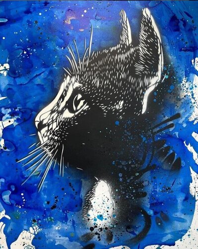 Blue Lagoon by C215, 인쇄 for Sale on Singulart