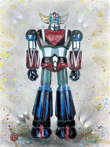 Goldorak by C215, 인쇄 for Sale on Singulart