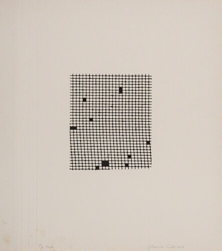 Sin titulo (restas en tinta)/Untitled (ink restas) Johanna Calle