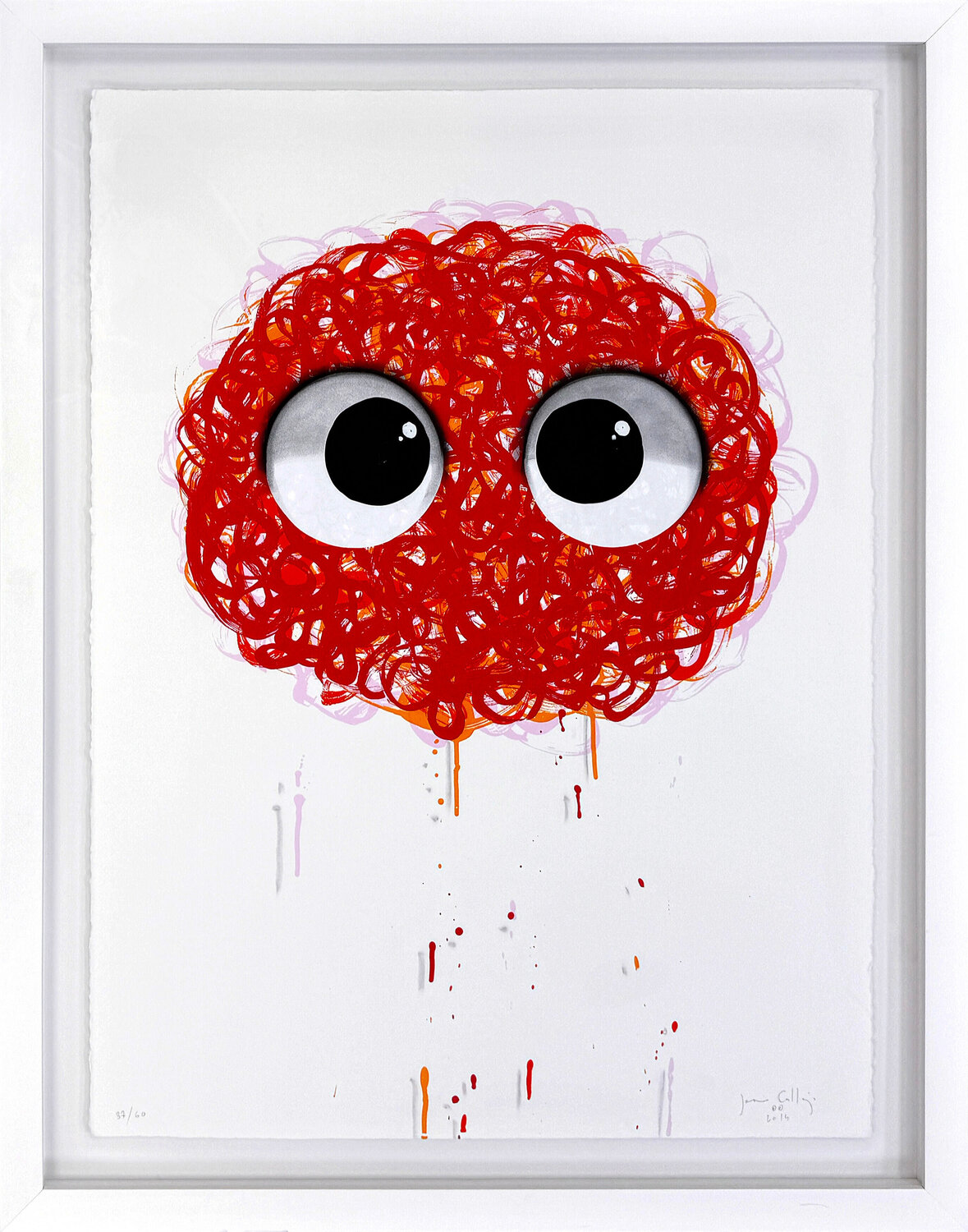 Redhead (framed hand finished screen print) Javier Calleja