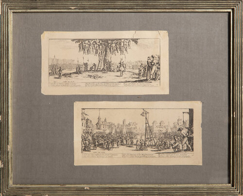 Les Grandes Misères de la Guerre (The Miseries of War) van Jacques Callot, Afdruk te koop op Singulart