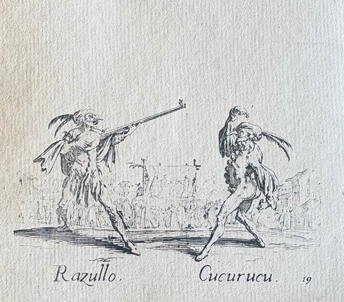 Razullo — Cucurucu by Jacques Callot, Print for Sale on Singulart