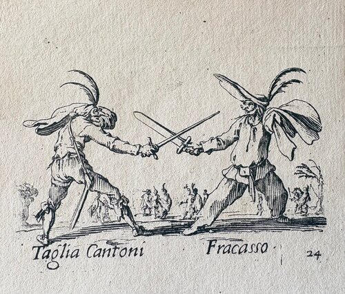 Taglia Cantoni — Fracasso by Jacques Callot, Print for Sale on Singulart