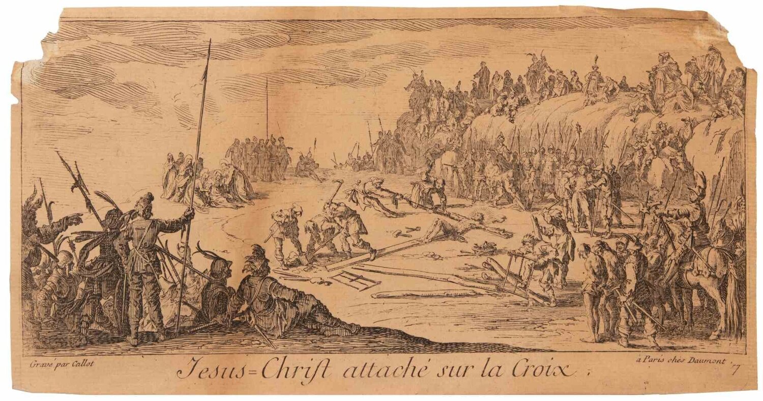Le Crucifiement (The Crucifixion) Jacques Callot Stampa in vendita