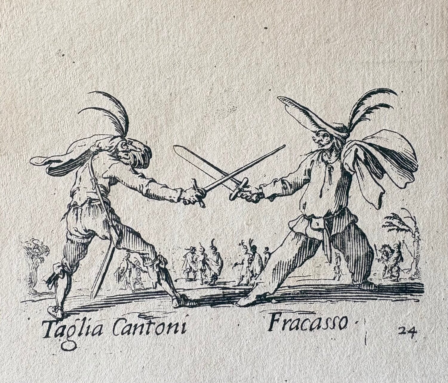 Taglia Cantoni — Fracasso Jacques Callot Print for sale