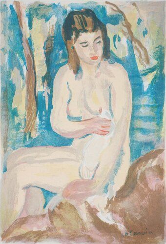 Nu sortant du bain van Charles Camoin, Afdruk te koop op Singulart