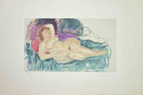 Reclining Nude von Charles Camoin, Druck kaufen auf Singulart