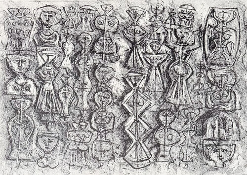 Folla di donne by Massimo Campigli, Print for Sale on Singulart