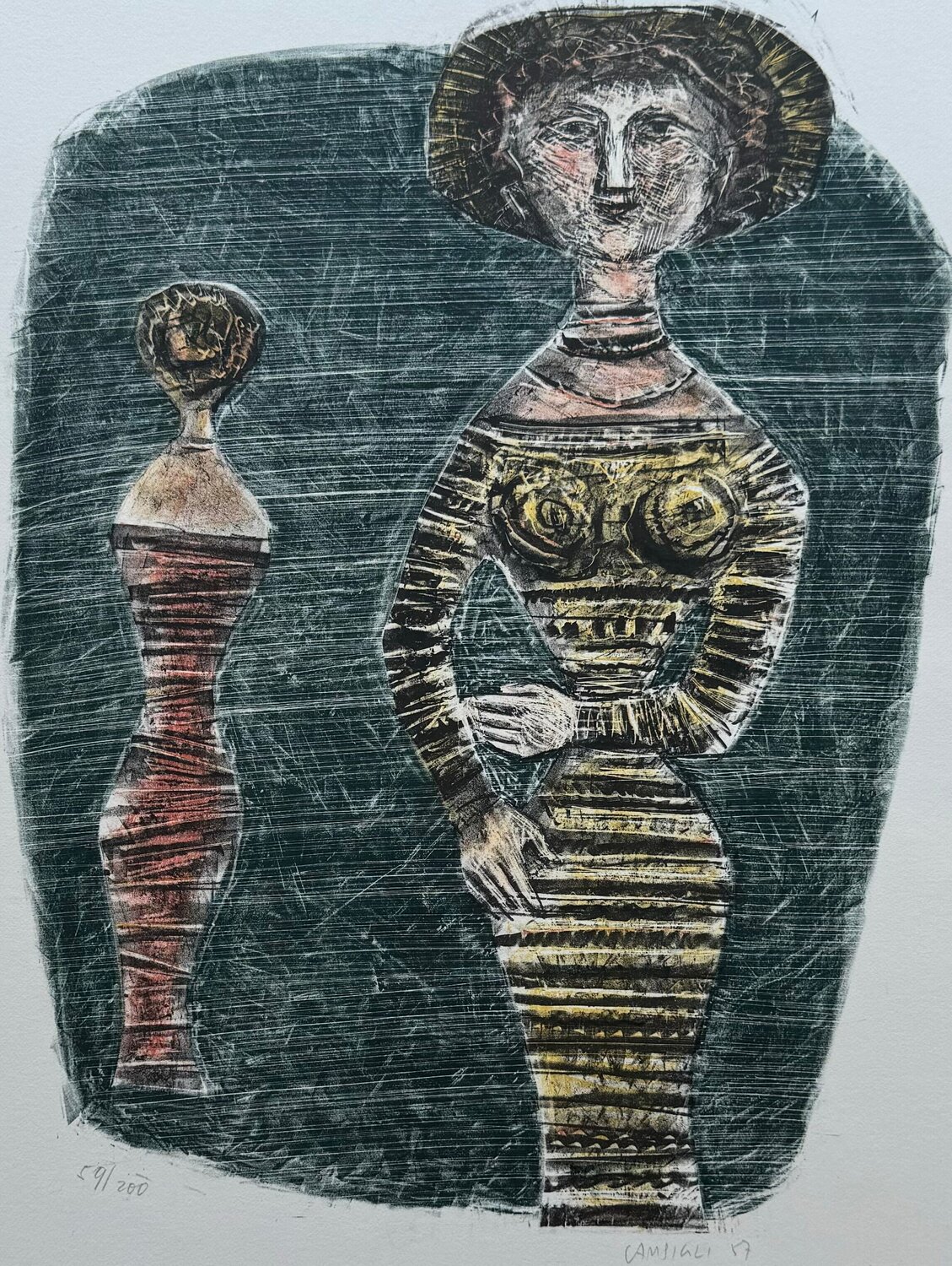 Le passeggiatrici Massimo Campigli Stampa in vendita