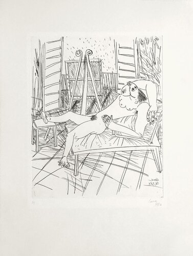 Nu allongé I (1er état) von Louis Cane, Druck kaufen auf Singulart