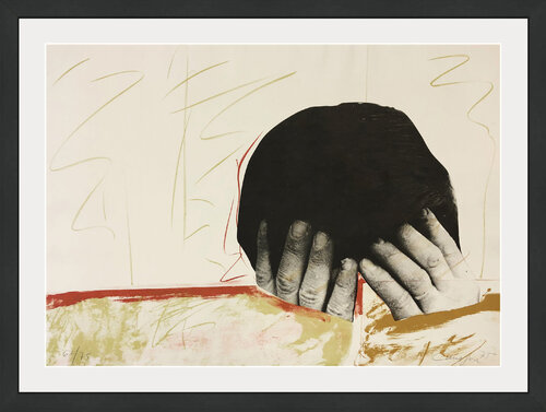 El Pensador (The Thinker), hand signed lithograph van Rafael Canogar, Afdruk te koop op Singulart