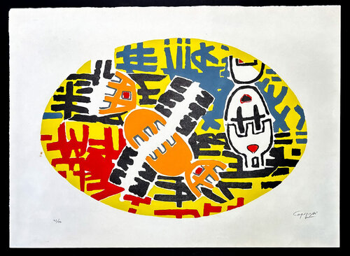 Giuseppe Capogrossi (1900–1972) - Lithography on Fabriano paper - 1957 by Giuseppe Capogrossi, Print for Sale on Singulart
