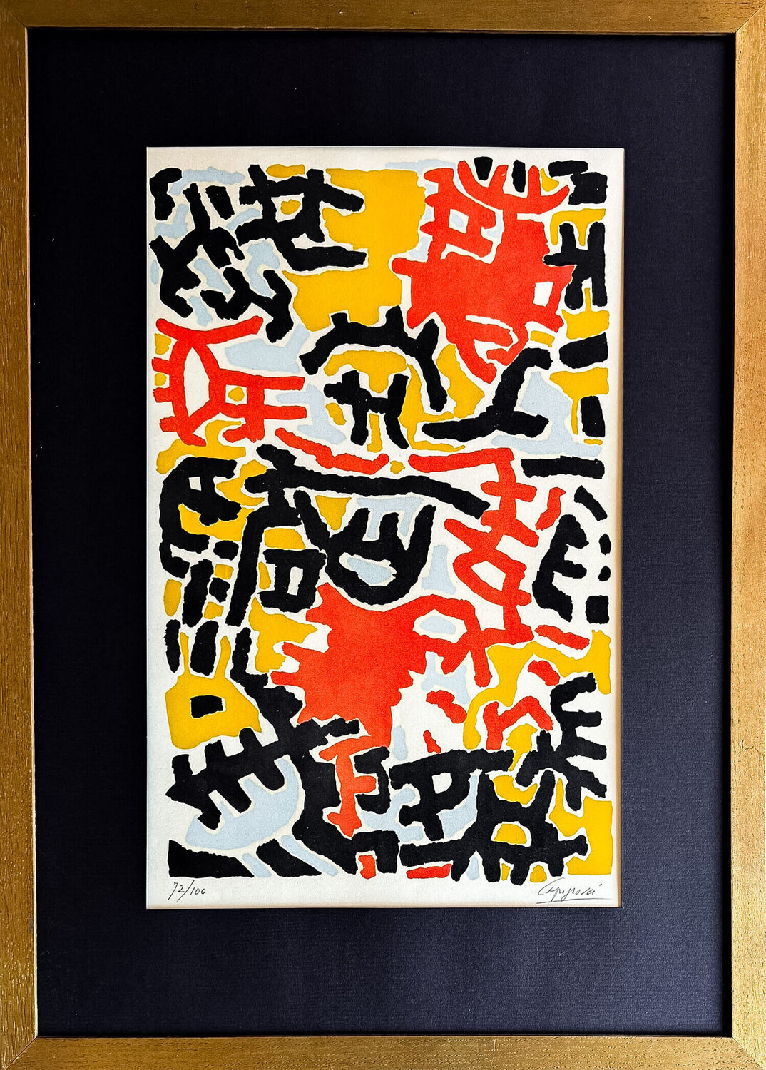 Untitled Giuseppe Capogrossi Druck zu verkaufen