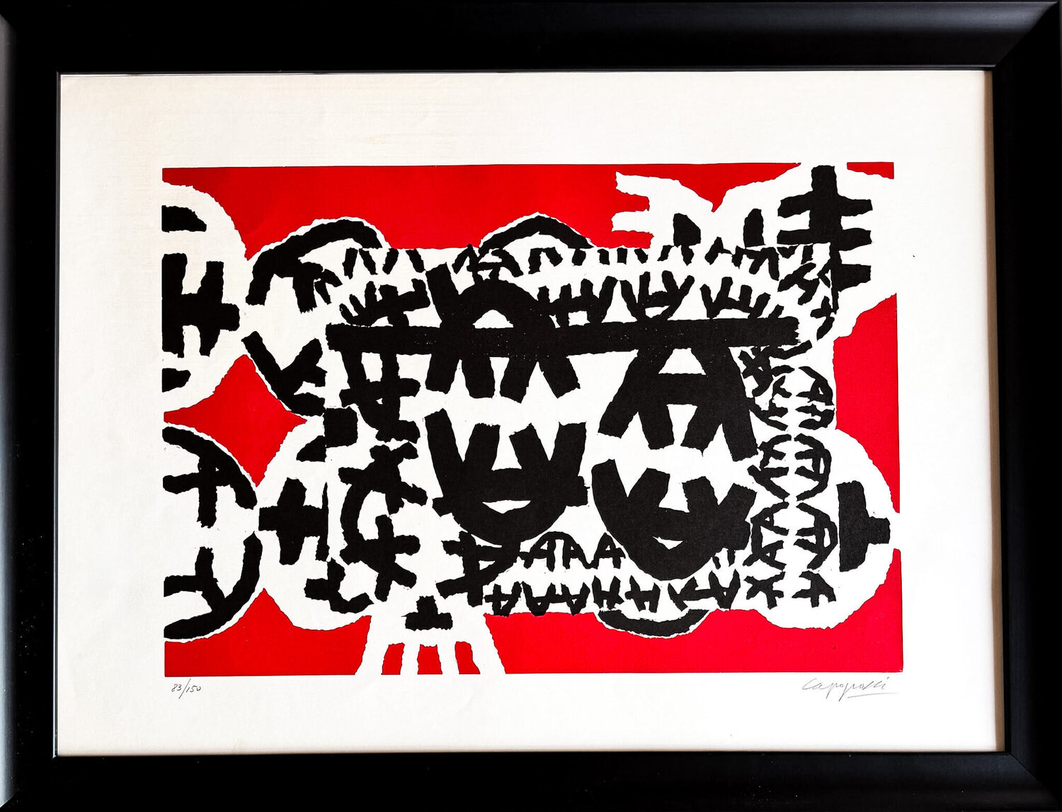 Untitled Giuseppe Capogrossi Afdruk te koop