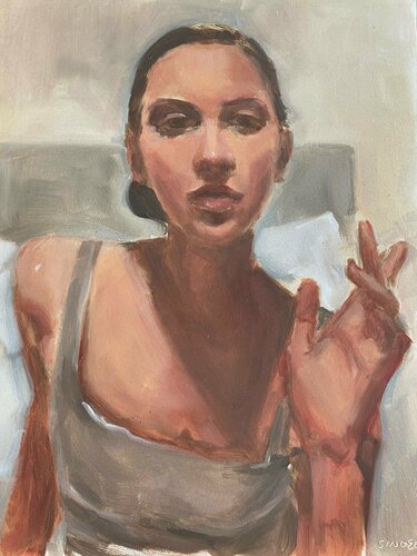 Poser di Leslie Singer, Pittura in vendita su Singulart