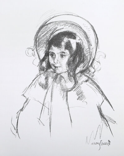 Sarah Wearing Her Bonnet par Mary Cassatt, Édition en vente sur Singulart