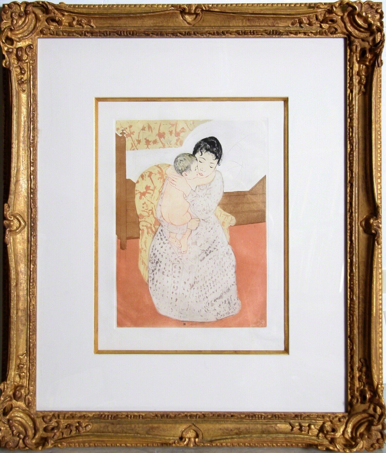 Maternal Caress Mary Cassatt Stampa in vendita