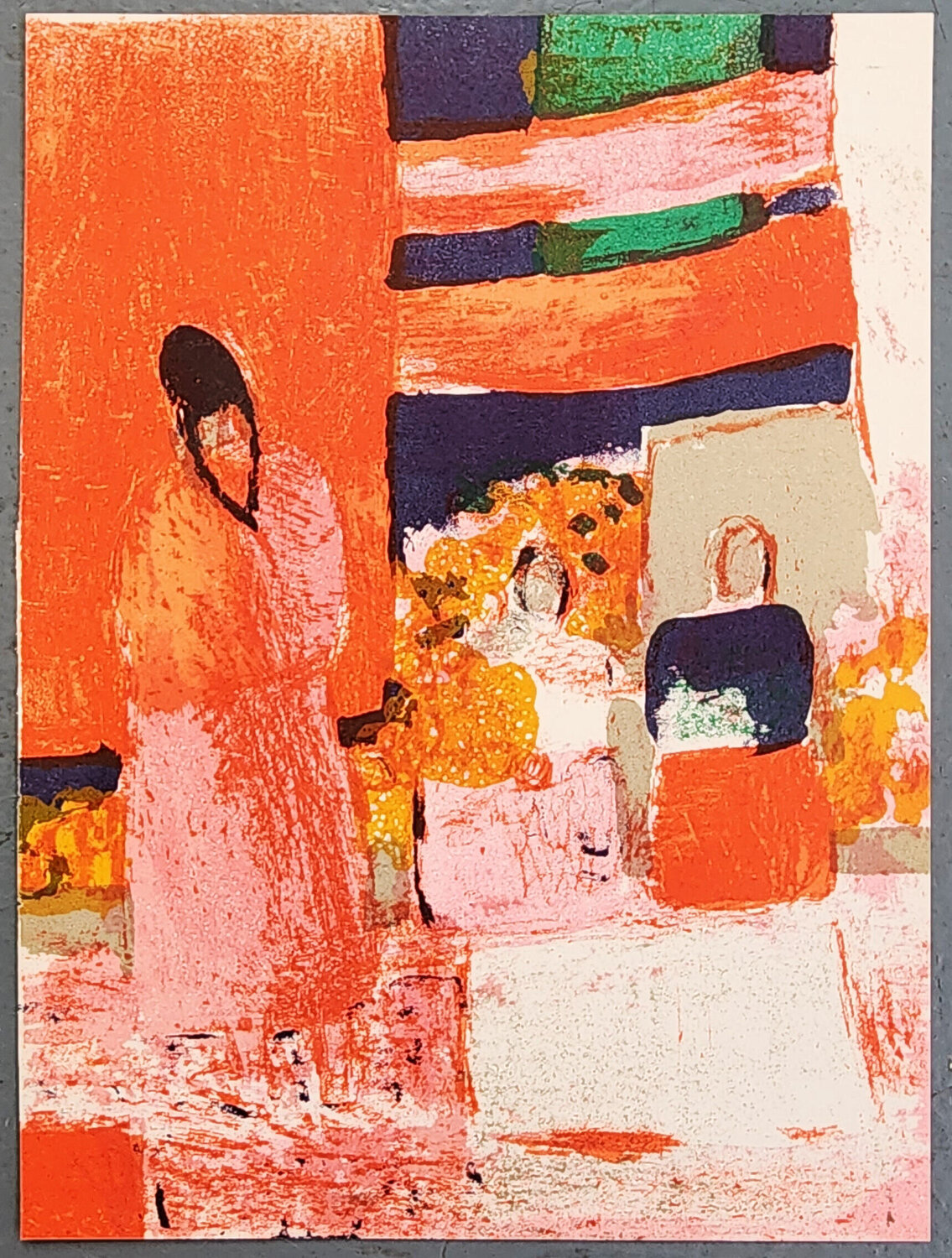 Mexique de Bernard Cathelin (1964) : Édition Lithographie