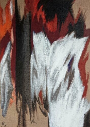 "geerdet" van Klaus Feuchtinger, Schilderij te koop op Singulart