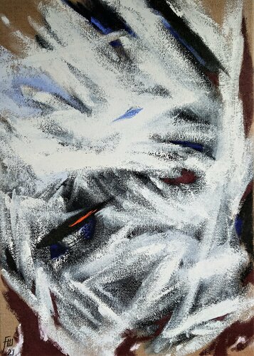 Entdeckung im Eis di Klaus Feuchtinger, Pittura in vendita su Singulart