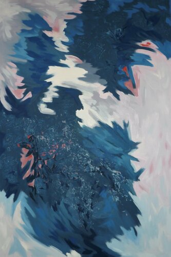 framenti rossi di Klaus Feuchtinger, Pittura in vendita su Singulart