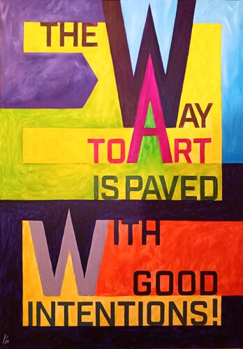 The Way to Art von Klaus Feuchtinger, Malerei kaufen auf Singulart