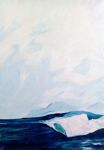 Melting Iceberg van Klaus Feuchtinger, Schilderij te koop op Singulart