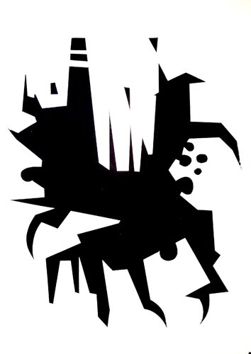 Fabelwesen schwarz by Klaus Feuchtinger, Print for Sale on Singulart