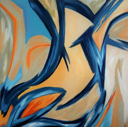 Kampf der Elemente di Klaus Feuchtinger, Pittura in vendita su Singulart