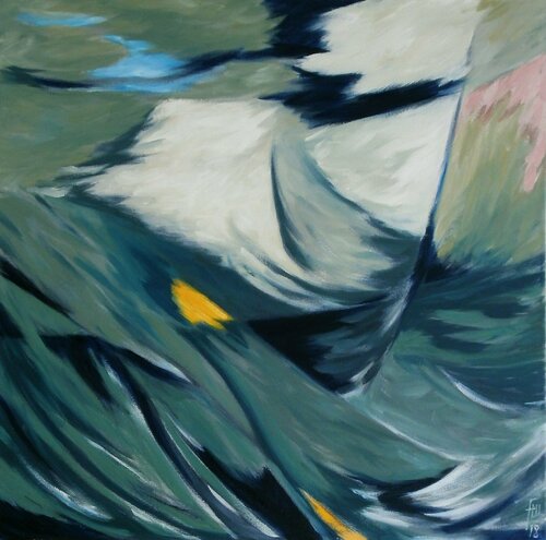 Wellenritt van Klaus Feuchtinger, Schilderij te koop op Singulart