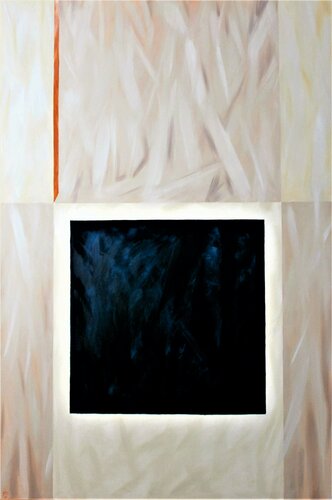 Das blaue Quadrat di Klaus Feuchtinger, Pittura in vendita su Singulart