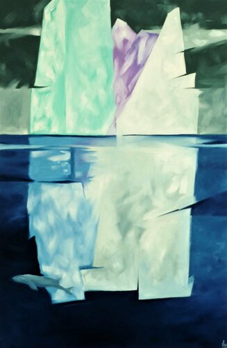 Großer Eisberg van Klaus Feuchtinger, Schilderij te koop op Singulart