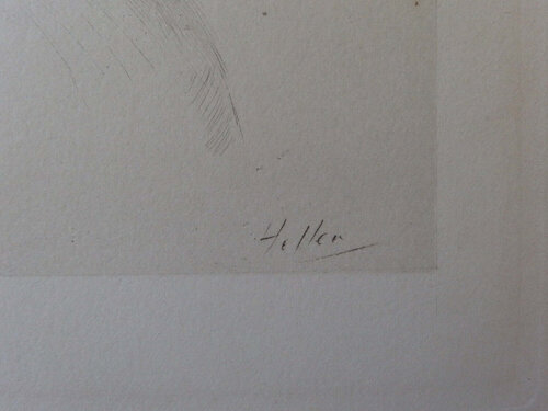 Femme de profil Paul César Helleu