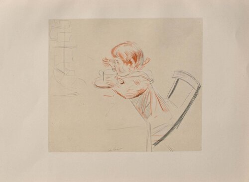 L'enfant attablé Paul César Helleu
