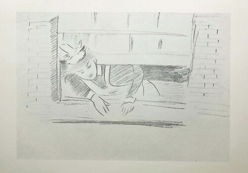 La concierge à la fenêtre Paul César Helleu