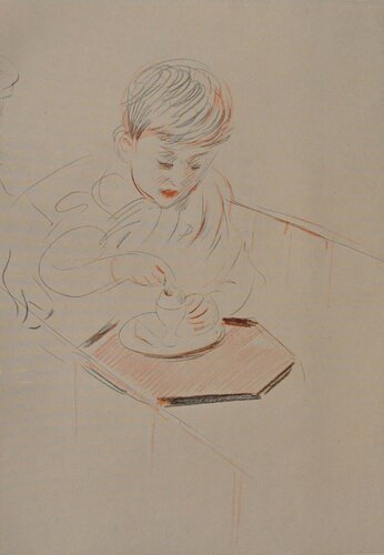 L'oeuf à la coque par Paul César Helleu, Édition en vente sur Singulart