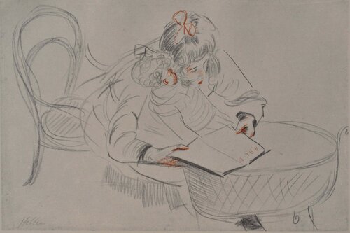 La lecture Paul César Helleu