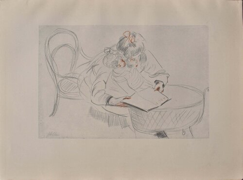 La lecture Paul César Helleu