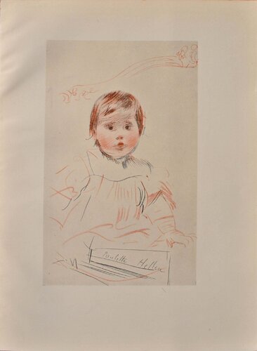 Le bébé sérieux von Paul César Helleu, Druck kaufen auf Singulart