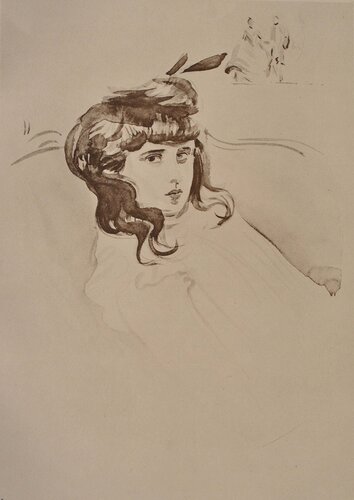 Les cheveux serpentins von Paul César Helleu, Druck kaufen auf Singulart